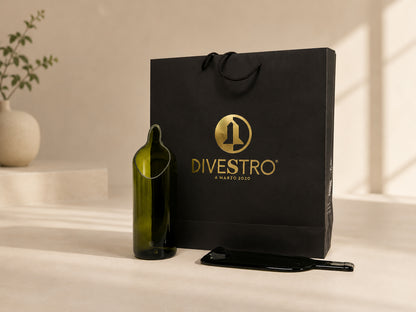 Brocca di Design in Vetro Riciclato: Eleganza Sostenibile