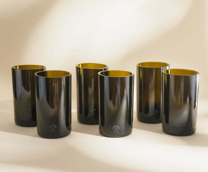 Boîte: 6 Verres | 1 Carafe | 4 Repose-couverts (Satinée)