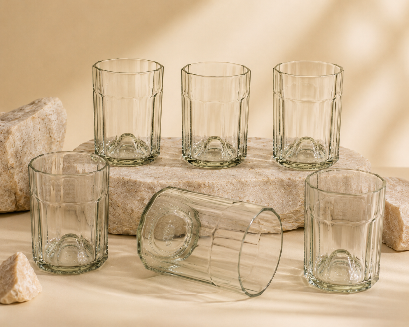Set di 6 Bicchieri Squadrati | Limited Edition