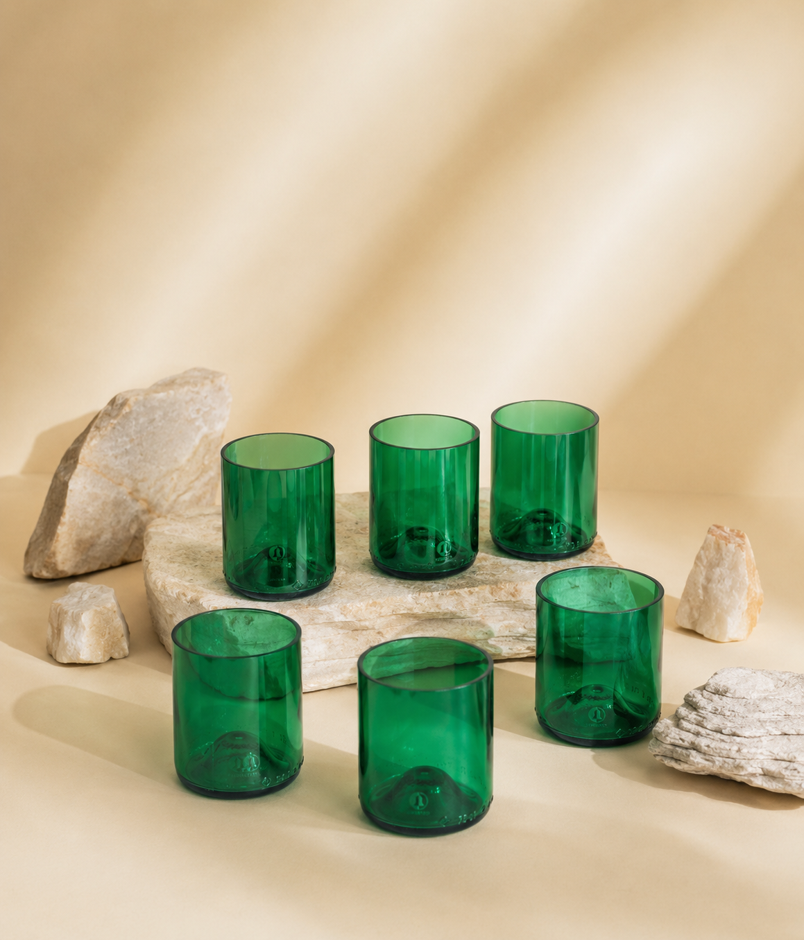 Set di 6 Bicchieri Verde Smeraldo | Limited Edition